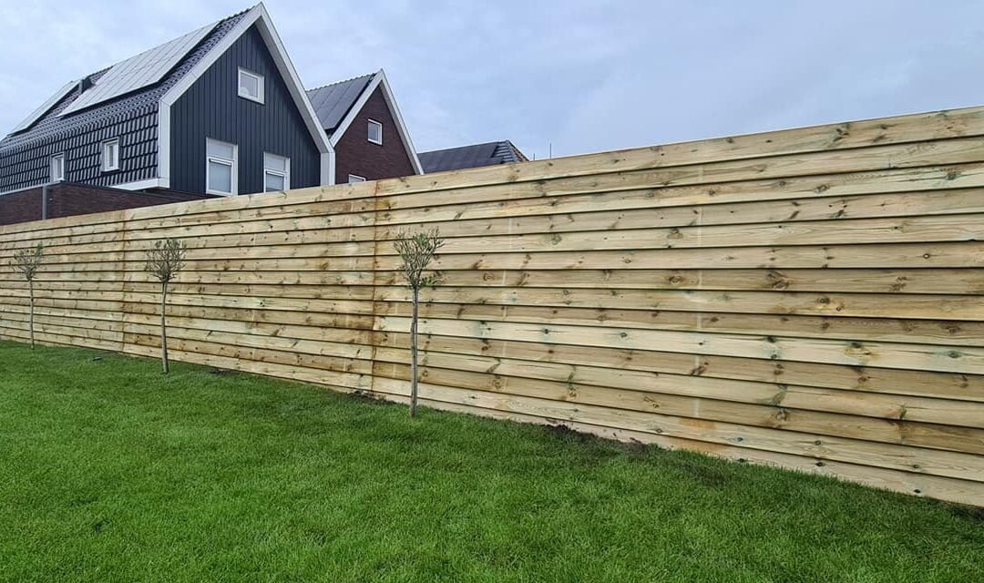 Geïmpregneerde schuttingen